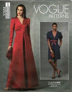 a woman's dress and jacket sewing pattern