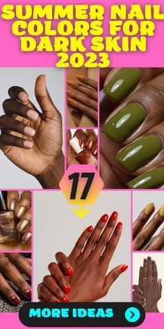 Summer Flower Nails 2024, Summer Nail 2024 Trends Flower, Colors For Dark Skin, Summer Nails Colors, Cool Haircuts, Nail Trends, Summer Nails, Tattoos For Women, Nail Colors