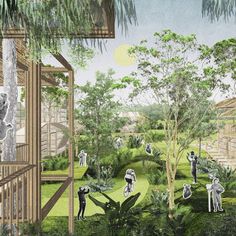 Habitat for Koalas Sustainable Architecture Concept, Presentation Board Design, Biodiversity Conservation, Eco System, Be Proactive, Landscape Architecture Drawing, Architecture Competition, Architecture Collage, Environmental Conservation