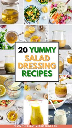 20 yummy salad dressing recipes that are easy to make