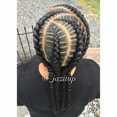 Aliyah Hairstyles, Feeders Braids, Jazz Hairstyles, 4 Feed In Braids Hairstyles, 4 Feed In Braids, Big Cornrows Hairstyles, Feed In Braids