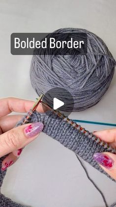 the video shows how to crochet an object with yarn