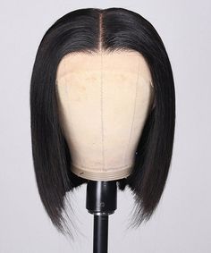 Brand: Karlami Hair Hair Material: 100% Human Hair Style: Short Straight Bob Wig Hair Color: Natural Color Density: Natural 150% density Lace Area: 4x4 Transparent Lace Closure Wig Lace Type: Transparent lace,melt down perfectly,match all skins Hairline: Super Natural-looking Pre-Plucked Hairline with Baby Hair Cap Size: Average size 22.5 inches, multiple clips & an adjustable band inside the wig for a secure fit Can Be Dyed:Yes Shipping: Free shipping 3-7 days delivery Return Policy: 30 days no Straight Bob Wig, Short Straight Bob, Straight Bob, Wig Lace, Short Bob Wigs, Lace Closure Wig, Closure Wig, Bob Wig, Cap Hair