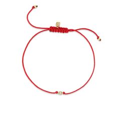 Bright red silk cord bracelet features a 14k yellow gold tiny marquis eye bead charm with pavé-set diamond. Charm measures approximately 1/8"W X 1/8"H. All Sydney Evan cord bracelets are strung on an adjustable silk cord along with our 14k gold SE logo charm. Get in touch with us to personalize your bracelet with a cord color of your choice. Silk Cord Bracelet, Bracelets Gold Diamond, Sydney Evan, Silk Cord, Gold Work, Cord Bracelet, Diamond Charm, Cord Bracelets, Bezel Diamond