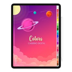 Caderno Digital Colors 24 Matérias Exclusivo para iPad e Tablet Android. Aplicativos de Anotação GoodNotes, Flexcil, Samsung Notes, Noteshelf. Lembretes Apple Calendar e Google Agenda. Páginas Estudos, Anotações, Resumos, Vida Acadêmica, Pautada, Pontilhada, Cronograma Estudos, Notas da Matéria, Coeficiente de Rendimento. Cadernos & Planner Digital Brasil Study Tracker, Google Agenda, Apple Calendar, Ipad Ios, Stickers Digital, Study Plan, Planner Digital, To Do List, Ipad