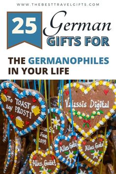 25 German gifts for the Germanophiles in your life with a photo of heart-shaped gingerbread Germany Themed Party, Souvenirs From Germany, German Wedding Ideas, Gifts From Germany, German Decorations, German Crafts, German Souvenirs, German Wedding Traditions, German Traditions