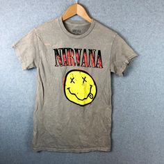 Nwot Nirvana Graphic Band Tee Shirt Tan Size Small. In Nwot Condition. See Photos For Details. Feel Free To Reach Out With Any Questions! Armpit To Armpit 17" Shoulder To Hem 26.5" Band Tee Shirts, Graphic Band Tees, Band Tees, Nirvana, See Photo, Tee Shirt, Tee Shirts, Womens Tops, Tops & Tees