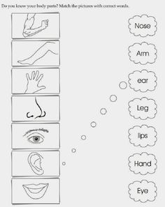 the worksheet for making faces with pictures