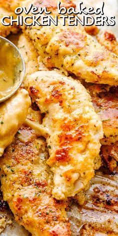 grilled chicken tenders with mustard and gravy