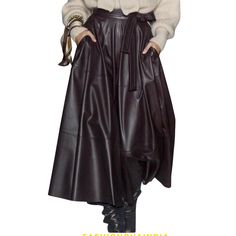 Features: *genuine lambskin leather,  *Full lining polyester,  *center back zip closer ( zip YKK) *long  skirt  *Party cocktail skirt , formal ware, club ware  *you can make this skirt according to your measurement and colors as customized work *Bulk order is accepted  Why buy with us:- we use top quality leather only. we provide 100% satisfaction. Lowest price guarantee. We offer free shipping. we accept return and provide a full refund in some cases. We get your order started just after purcha Leather Lined Skirt For Winter, Leather Skirt For Night Out In Fall, Winter Leather Workwear Skirt, Leather Workwear Skirt For Winter, Leather Skirt For Winter Workwear, Leather Skirt For Workwear In Winter, Leather Skirt For Office Wear In Winter, Leather Skirt For Winter Night Out, Leather Skirt For Night Out In Winter