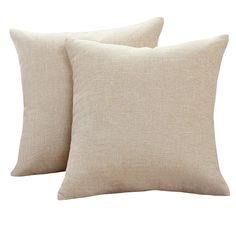 PRICES MAY VARY. Linen Imported Material: Linen; Size: 16"x16" Package: Includes 2 pieces of 40x40cm beige (cream-colored) linen pillow covers. COVERS ONLY. Our pillow cases are good quality, comfortable touch and lay on, durable linen, uses hidden zipper closure. Quality fabric, hide your old pillow patterns perfectly. Great gift for each holiday, matches with any color bed, couch, sofa, car, or chair. Great home decor for your sitting room, bedroom, office, patio, farmhouse, living room. Goes How To Wash Throw Pillows, Beige Pillow Covers, Bedroom Cushions, Toddler Pillow, Old Pillows, Beige Pillows, Bed Car, Beige Cushions, Linen Pillow Covers