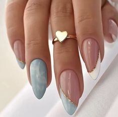 Cute Acrylic Nails For Summer Almond, Pretty Nail Art Designs Classy, Summer Nails Preppy, Maddie Nails, Nail Polish Ideas Easy, Country Acrylic Nails, Cute Nail Colors, Punk Nails, Cute Simple Nails