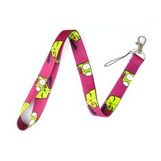 PRICES MAY VARY. Zim Invader Lanyard Keychain Holder. High Quality Product Keychain Holder, Lanyard Keychain, School Supply Labels, Office Products, Badge Holders, Lanyard, Keychains, Stamp, Purple