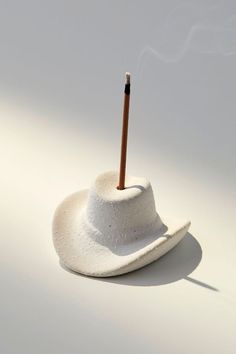 Cowboy Hat Incense Holder, Cool Ceramics, Clove Leaf, Fresh Scents, Hinoki Wood, Unique Stocking Stuffers, Ceramic Incense Holder, Fresh Eucalyptus, Ceramic Incense