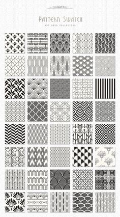 an image of a poster with different patterns on the front and back of each piece