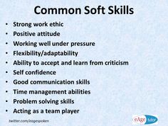 the words common soft skills are written in different languages