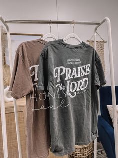 Let Every Breath Praise The Lord Print Tee Sizing: Unisex (see size guide in photos for measurements) Color: Yam, Sage, Pepper, Espresso, Denim, Peachy Material: 100% Cotton Brand: Comfort Colors  Ink color: White Front Graphic: Praise The Lord Back Graphic: Let Every Breath Praise The Lord *cannot be personalized or changed* PROCESSING/TURNAROUND TIME: -Processing/Turn around times may vary. Please check the estimated ship/delivery times.  -Processing/Turn around time DOES NOT include shipping time. Soul Searching Shirt, Lets Go Branding Shirt, It Is Well Tshirts, Christian Apparel Christian Apparel Shop, Christian Faith Shirt, Christian Graphic Tees Teepublic, White Cricut Shirts, Jesus And Country Music Shirt, Cute Cricut Shirts Faith