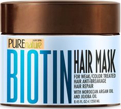 PRICES MAY VARY. BOOST VOLUME: People with thin and fine hair use our biotin mask for a thicker, more voluminous appearance. This hair repair mask coats each strand with essential vitamins, helping to boost the space between each strand; This advanced hair treatment from Pure Nature Lux Spa is formulated to give you greater volume and shine; If you’re in search of a hair mask for dry damaged hair that will turn heads, trust only Pure Nature Lux Spa ADVANCED PROTECTION: Our deep conditioner for d Olaplex 3, Hair Masks For Dry Damaged Hair, Deep Hair Conditioner, Argan Oil Hair Mask, Upper Lip Hair, Deep Conditioning Hair Mask, Conditioning Hair Mask, Biotin Hair, Dry And Damaged Hair