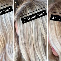 samanthasbeautyconfessions on May 14, 2023: "root tap, root shadow, root melt — what’s the difference?! ⁉️⁣ ⁣ ➖ root tap: a smal..." Shadow Root Balayage Blonde, Blonde Highlights With Root Tap, Bright Blonde Shadow Root With Money Piece, Blonde Root Tap, Smudge Root Blonde, Root Tap Blonde, Blonde Shadow Root With Money Piece, Hairstylist Education