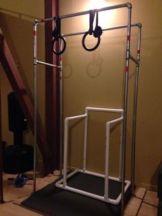 the home improvement stack exchange website is showing an image of a diy pull - up bar