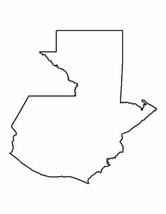 an outline map of the state