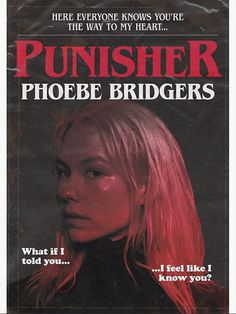 an advertisement for the movie punker, featuring a blonde haired woman with long hair