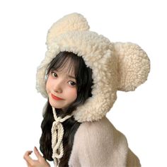 PRICES MAY VARY. 【Ultra Soft】The earflap hoodie hat is made of high quality faux fur, featuring ultra soft, fluffy, light and super cute. Skin-friendly, all day cozy snugly to wear. Winter Peruvian Beanie Ski Hat with Ear Flaps will keep you rather warm on the very cold winter days. 【One Size Fits MOST】The faux fur winter hat girth is 22-22.8inch/56-58cm. Skully & Cosy Fit. Easy to wear. 【Cute Earflap Beanie Cap】This soft cute ears hat makes your lovely and more special. Earflap hood skull caps, Cute Winter Beanies, Halloween Costume Hats, Kawaii Hat, Ears Hat, Panda Hat, Hat With Ear Flaps, Fluffy Light, Designing Clothes, Earflap Beanie