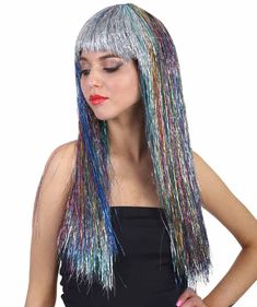 *Same Day Dispatch are available for Adult only. - Breathable Capless Cap - 100% Cruelty Free - Premium Handcrafted Wig - Designed for comfort fit Tinsel Wig, Clown Wig, Wig Party, Halloween Wigs, Cosplay Halloween, Classic Gold, Womens Wigs, Fancy Dress, Aquamarine