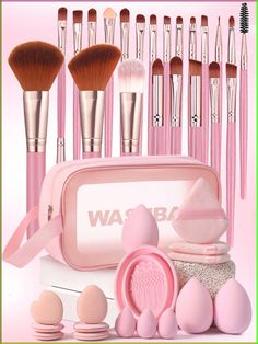 J.Cat Beauty
 • Lock and Seal Liquid Makeup Setter
 • Pigment (any works but the video uses Vanity Goddess Chromatic Pigment in Supreme Being) Makeup Mixer, Powder Puffs, Beauty Blenders, Makeup Sponges, Eyelash Brush, Makeup Brush Cleaner, Mini Makeup