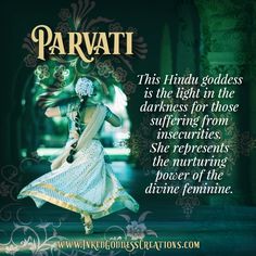 an image of a woman dancing with the caption'parvati'above her