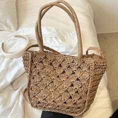 Brand New Super Cute Raffia Crossbody! Can Be Worn Two Ways And Has Two Separate Types Of Handles! Taken Out Of The Bag But Never Worn! Brand New! Casual Woven Crochet Bag For Vacation, Casual Crochet Shoulder Bag For Beach Season, Casual Jute Crochet Bag For Vacation, Casual Crochet Jute Bag For Vacation, Casual Open Weave Shoulder Beach Bag, Beachy Crochet Bag With Open Weave For Travel, Casual Jute Shoulder Bag For The Beach, Casual Summer Crochet Bag With Open Weave, Casual Crochet Bag With Open Weave For Summer