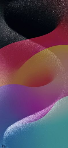 an abstract background with different colors and shapes in the form of wavy, flowing lines