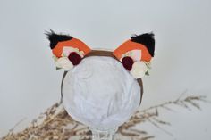 Fox Ears headband newborn baby and toddler faux by LuMayBabyCo Fox Ears Headband, Purple Circle, Fox Ears, Awesome Sauce, Ears Headband, Woodland Party, Baby And Toddler, Newborn Headbands, Holiday Style