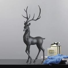 41087979716694 Elk Sculpture, Deer Figurines, Deer Statues, Reindeer Figurine, Strongest Glue, Luxury Home Decor