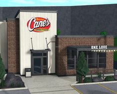 an artist's rendering of the exterior of a restaurant called cano's