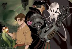 Jim Hawkins, Funny Artwork, Disney Crossovers, Cartoon As Anime, Childhood Movies, Treasure Planet, Cartoon Crossovers