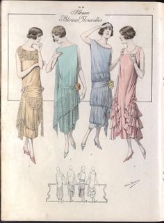 20’s Fashion, Twenties Fashion, 1920s Clothing, Fashion 1920s, 1900s Fashion, Art Deco Illustration