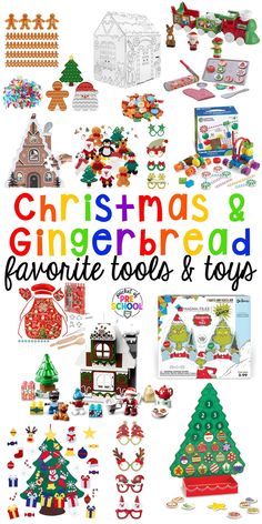 christmas and gingerbread favorite toys and toys for kids to make with their own hands