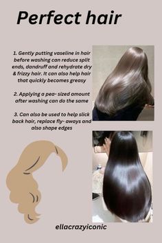 Perfect Hair Care Routine, Soft Healthy Hair, Brown Hairs, Trim Your Own Hair, Hair Smoothening, Hair Science, Healthy Hair Routine, Easy Care Hairstyles