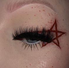 Nem Halloween Makeup, Halloween Eye Makeup Looks, Goth Eye Makeup, Devil Makeup, Drag Make-up