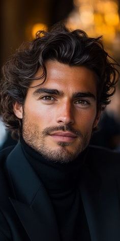 Guy With Amber Eyes, Nice Beards Guys, Men With Black Hair And Green Eyes, Italian Guys Mafia, Dark Hair And Eyes Men, Rough Looking Men, Handsome Dark Haired Men, Latin Men Handsome, Guys With Brown Eyes