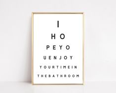 a black and white eye chart with the words i hoo peyo in it