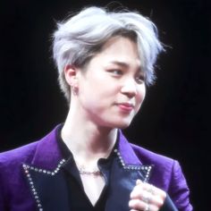 • — #jimin grey hair icon ~ 181214 #jimin icon