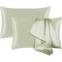 100% mulberry silk solid color design pillowcase, hidden zipper design pillowcase. Nivozu | Nivozu Soft Mulberry Pillow Case Silk / Satin in Green | Queen | Wayfair Silk Benefits, Silk Pillow Case, Silk Pillowcase Hair, Silk Pillowcases, Sleep Environment, Silk Pillow Cover, Daybed Covers, Green Queen, Kids Bedding Sets