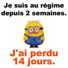 a minion in overalls with the caption'un de perdu, dix de retrouves '