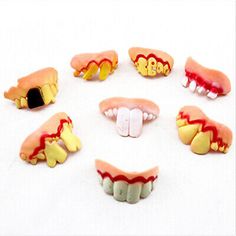 ad eBay - 5pcs Funny Wacky Artificial Teeth False Tooth Prop Toy for Halloween Easter - Buy Now, click the link (eBay) Artificial Teeth, Teeth Humor, Temporary Tooth, False Teeth, Fake Teeth, Easter Humor, Easter Signs, Halloween Easter, Practical Jokes