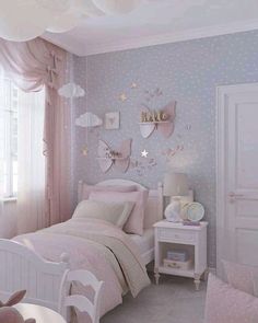 Pink Kids Bedrooms, Princess Room Decor, Toddler Bedroom Girl, Big Girl Bedrooms, Toddler Girl Room, Kids Bedroom Designs