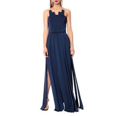 A unique evening maxi dress, perfect for cocktails, weddings, or appearances on the red carpet. With bare shoulders thanks to a perfectly cut corset with an interesting form using vertical strips of material. The bottom of the dress consists of two layers, the outer one made of overlapping but not connected strips of material and the bottom layer in the form of a mini skirt. The outer layer reaching down to the ground moves and reveals the legs when walking or dancing. It will catch everyone's e Evening Maxi Dress, Black Iris, Bare Shoulders, Maxi Dress Evening, On The Red Carpet, Eclectic Style, The Red Carpet, Independent Designers Fashion, Badger