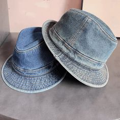 This hat is made of high quality denim and is suitable to wear in all seasons. Three colours available!An ideal novelty gift and a truly cute addition to any wardrobe! Specifications-Material: Denim-Size: size is about 56-58 cm-This item is HANDMADE so item might be slightly different from picture Cheap Adjustable Denim Blue Hats, Denim Blue Cotton Hat For Beach, Trendy Short Brim Hat, Denim Blue Bucket Hat With Curved Brim For Summer, Summer Denim Blue Bucket Hat With Curved Brim, Summer Denim Bucket Hat With Curved Brim, Denim Blue Curved Brim Bucket Hat For Summer, Summer Denim Blue Cotton Hat, Denim Blue Cotton Bucket Hat With Curved Brim