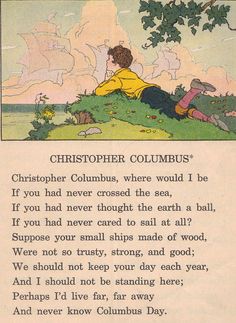 an old children's book page with the title in english and german, depicting a boy sitting on a hill